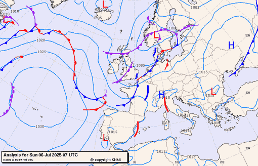 Previsioni meteo per domenica 6, lunedì 7, martedì 8 (luglio)
