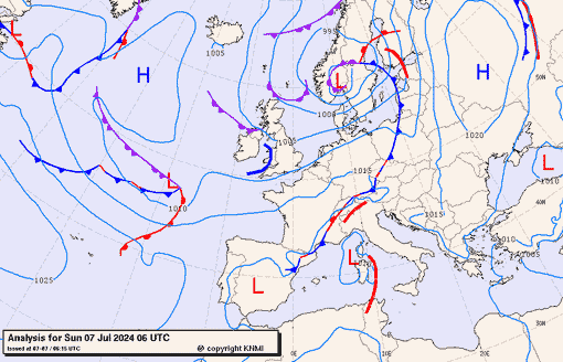 Previsioni meteo per domenica 7, lunedì 8, martedì 9 (luglio)