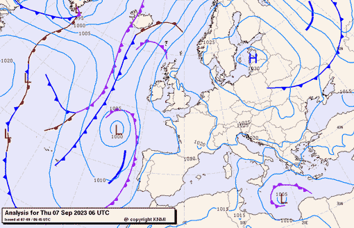Previsioni meteo per giovedì 7, venerdì 8, sabato 9 (settembre)