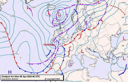 Previsioni meteo per lunedì 8, martedì 9, mercoledì 10 (aprile)