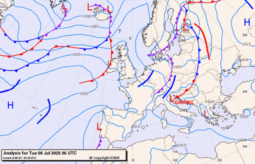 Previsioni meteo per martedì 8, mercoledì 9, giovedì 10 (luglio)