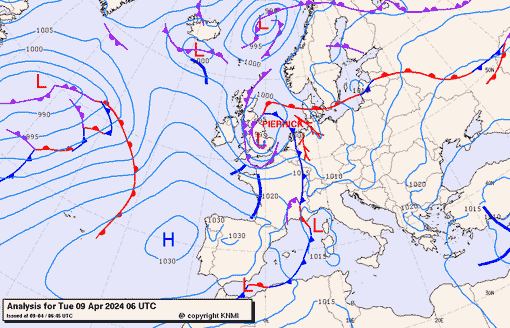 Previsioni meteo per martedì 9, mercoledì 10, giovedì 11 (aprile)