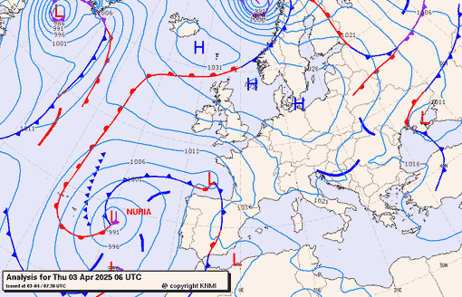Previsioni meteo per giovedì 3, venerdì 4, sabato 5 (aprile)