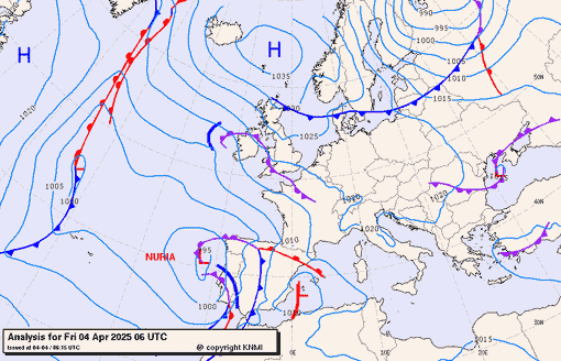 Previsioni meteo per venerdì 4, sabato 5, domenica 6 (aprile)