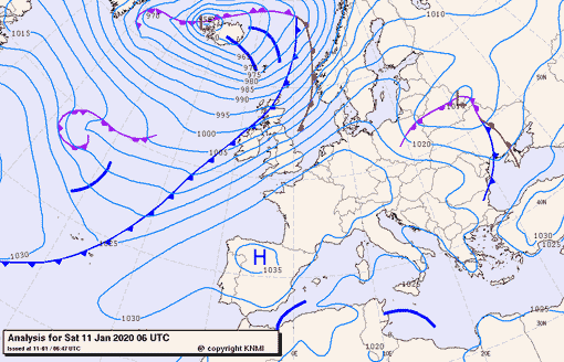 Previsioni meteo per sabato 11, domenica 12, lunedì 13 (gennaio)