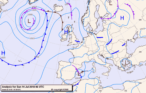 Previsioni meteo per domenica 14, lunedì 15, martedì 16 (luglio)