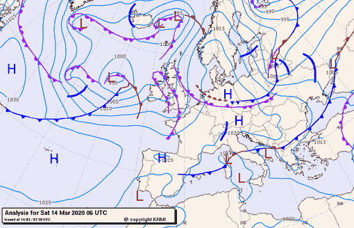 Previsioni meteo per sabato 14, domenica 15, lunedì 16 (marzo)