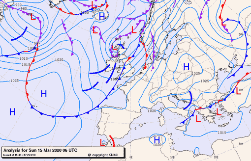Previsioni meteo per domenica 15, lunedì 16, martedì 17 (marzo)