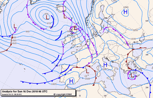 Previsioni meteo per domenica 16 e lunedì 17 (dicembre)