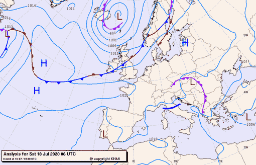 Previsioni meteo per sabato 18, domenica 19, lunedì 20 (luglio)