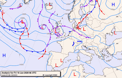 Previsioni meteo per venerdì 19, sabato 20, domenica 21 (giugno)