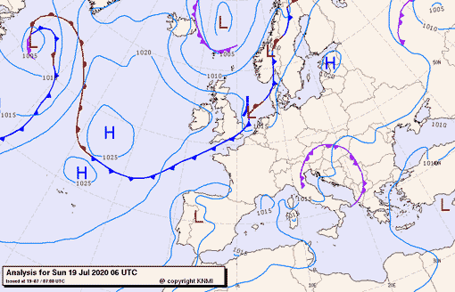Previsioni meteo per domenica 19, lunedì 20, martedì 21 (luglio)
