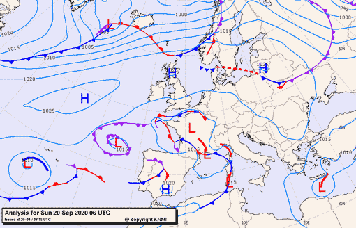 Previsioni meteo per domenica 20, lunedì 21, martedì 22 (settembre)