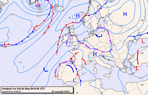 Previsioni meteo per sabato 26, domenica 27, lunedì 28 (maggio)