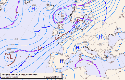 Previsioni meteo per sabato 26, domenica 27, lunedì 28 (ottobre)