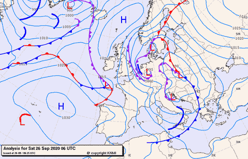 Previsioni meteo per sabato 26, domenica 27, lunedì 28 (settembre)