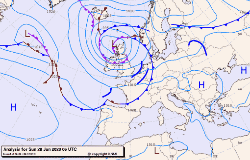 Previsioni meteo per domenica 28, lunedì 29, martedì 30 (giugno)