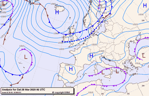 Previsioni meteo per sabato 28, domenica 29, lunedì 30 (marzo)