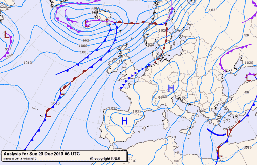 Previsioni meteo per domenica 29, lunedì 30, martedì 31 (dicembre)