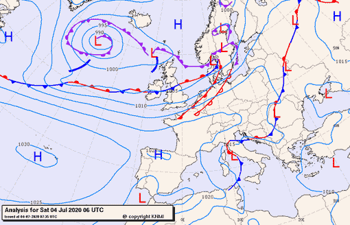 Previsioni meteo per sabato 4, domenica 5, lunedì 6 (luglio)