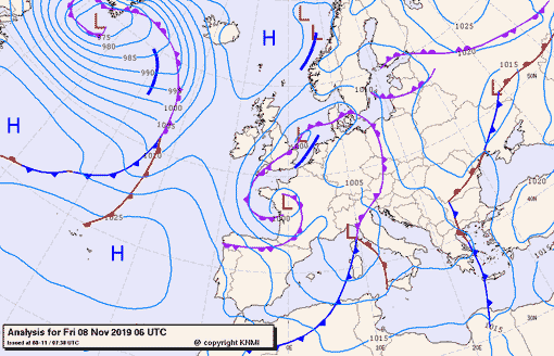 Previsioni meteo per venerdì 8, sabato 9, domenica 10 (novembre)