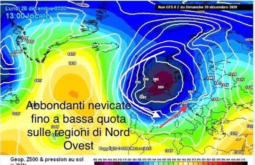REGALO DI FINE ANNO. E se dopo Santo Stefano arrivasse la grande nevicata? «Possibilità del 50-60%»