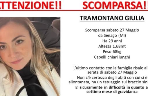 Scomparsa da Senago, Giulia ragazza 29enne Scomparsa da Senago, Giulia ragazza 29enne