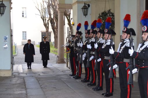 Pavia: il Prefetto De Carlini in visita al comando provinciale dei Carabinieri