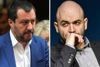 Salvini: &quot;Non ritiro querela contro Saviano, post offensivi&quot;