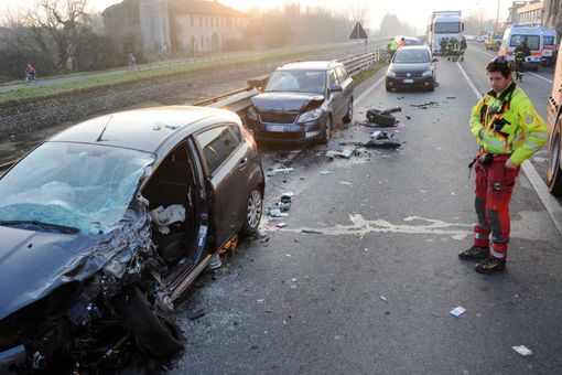 Albairate – Incidente sulla SP ex SS494 Vigevanese