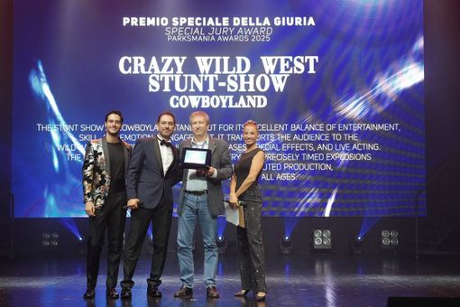 Cowboyland di Voghera premiato a Parksmania Awards 2025 con Gardaland e Disneyland