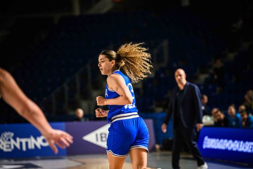 Lorela Kubaj grande protagonista nella vittoria azzurra contro la Grecia - Credit @italbasket Lorela Kubaj grande protagonista nella vittoria azzurra contro la Grecia - Credit @italbasket