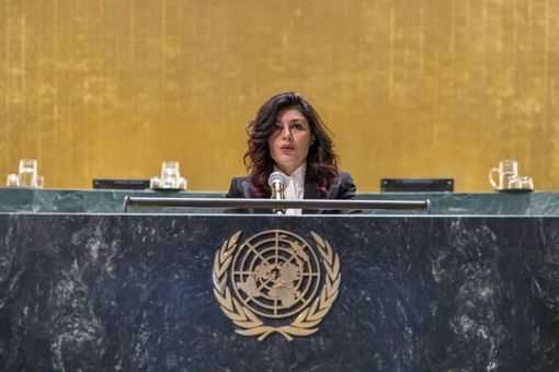 Giusy Ferreri a New York per parlare a oltre 2.500 giovani al Global Citizens Model United Nations 2025 Giusy Ferreri a New York per parlare a oltre 2.500 giovani al Global Citizens Model United Nations 2025
