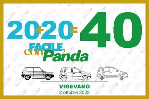 Vigevano: domenica 2 ottobre un mega-raduno per i 40 anni di Fiat Panda