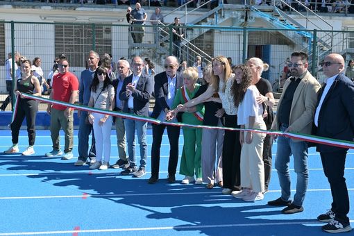 Manuela Levorato ha inaugurato la nuova pista del "Dante Merlo" di Vigevano