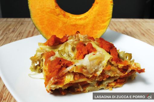 MercoledìVeg di Ortofruit: oggi prepariamo lasagna di zucca e porro