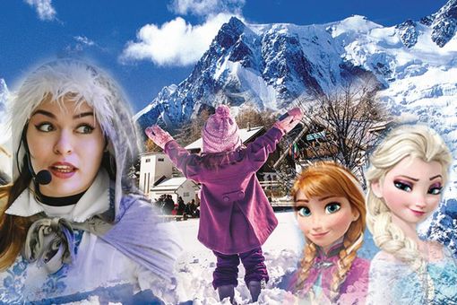 La magia di Babbo Natale e Regina dei Ghiacci al Lago Maggiore Monte Rosa