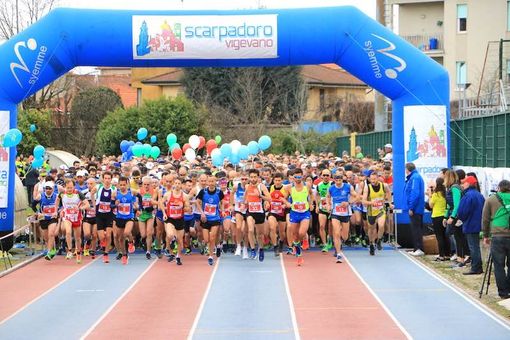 Vigevano, 13° Scarpadoro nella Half Marathon vincono Lollo e Angotti
