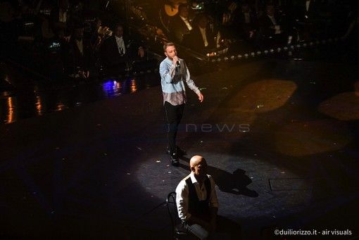 Anastasio con Claudio Bisio al 69° Festival di Sanremo Anastasio con Claudio Bisio al 69° Festival di Sanremo