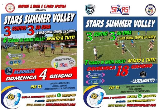 Mortara: torna l'appuntamento con Stars Summer Volley, aperte le iscrizioni