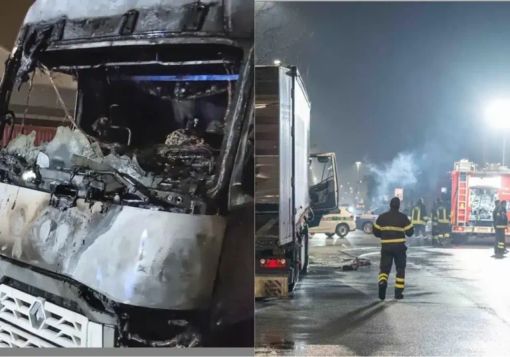 Muore carbonizzato nella cabina del suo camion a Milano Muore carbonizzato nella cabina del suo camion a Milano