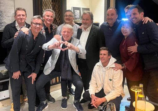 Andrea Besuschio tra le stelle mondiali della pasticceria per il compleanno di Frédéric Bau