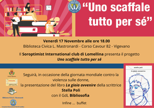Vigevano, in arrivo il progetto “Uno scaffale tutto per sé”