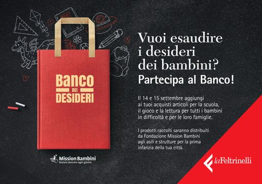 Pavia, le librerie Feltrinelli e Mission Bambini Onlus insieme per la gioia dei bambini