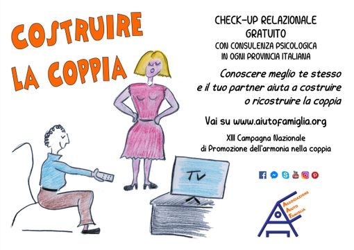 Parte la XIII campagna nazionale di promozione dell’armonia relazionale. Tema del 2020: “Costruire la coppia”