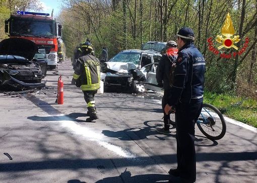 La foto del tragico schianto avvenuto a Somma Lombardo