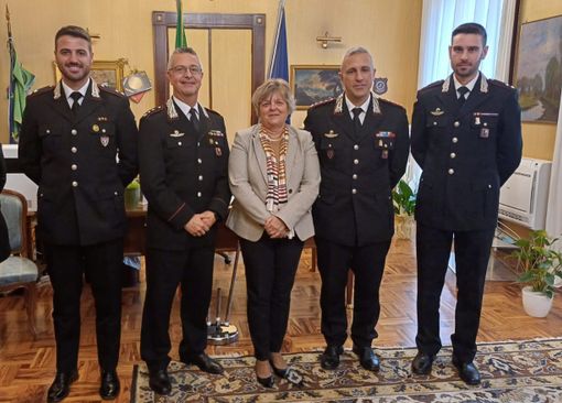 Pavia: presentati in prefettura tre nuovi ufficiali dei carabinieri