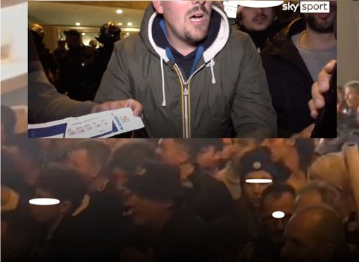 Foto da Fc Inter 1908 e dal servizio di Sky Foto da Fc Inter 1908 e dal servizio di Sky