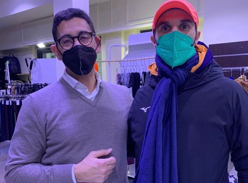L'incontro con Erik Crepaldi: «Che gioia rivederlo in perfetta salute»