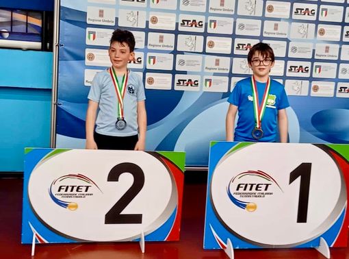 Tennistavolo campionati italiani giovanili, Nicolò Favini brilla nel torneo di consolazione U11. Il talento ducale termina secondo